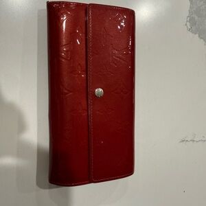 Louis Vuitton Red Wallet
